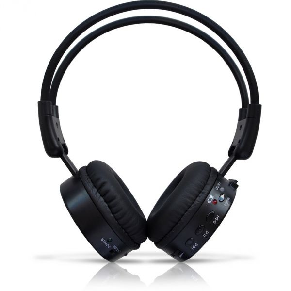 Fone Multimídia MP3, SD/Mini SD, FM, sem fio e recarregável