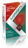 Kaspersky Anti-Virus 2013 3 PCs - 1 ano
